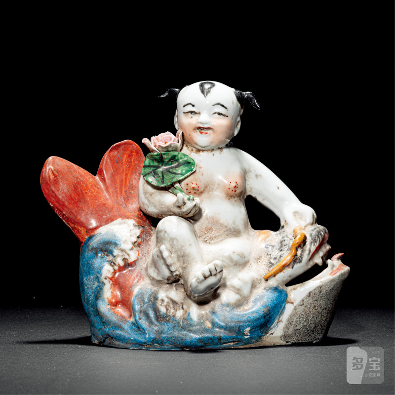 粉彩童子